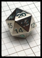 Dice : Dice - Metal Dice - Koplow D20 with Grean Numerals - Gen Con Aug 2016